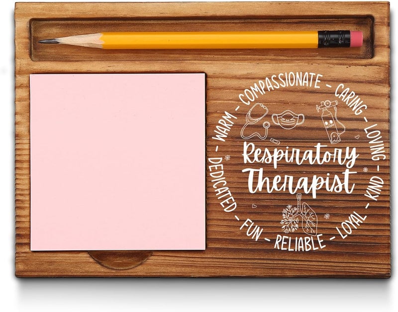 akeke Respiratory Therapist Week Appreciation Thank You Gifts, Respiratory Therapist Sticky Note Holder, Respiratory Therapist RT Office Desk Decor Self-Stick Note Pad Holders GAA19 - Image 1